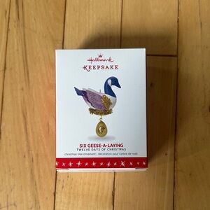 Hallmark Keepsake Ornament -6 geese a laying - 12 days of Christmas